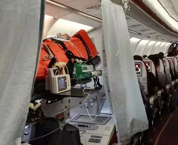 孟村跨国医疗包机、航空担架